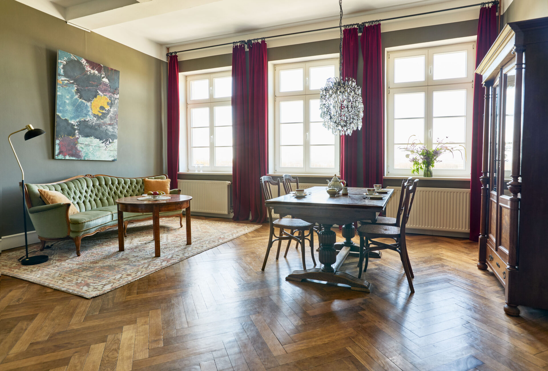 Die Ferienwohnung Hedwig mit wunderbaren Ausblick Gut Pohnstorf/Andrea Girard
