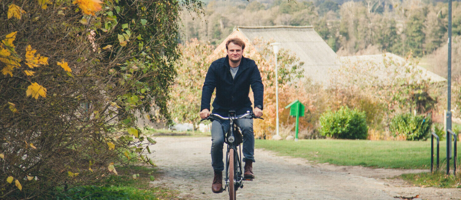 Radfahrer auf E-Bike Florian Foest