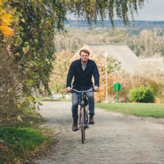 Radfahrer auf E-Bike Florian Foest